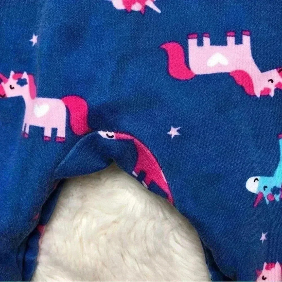 Pekkle Footed Onesie Pajamas Blue/Pink/White Size 3 Months - Picture 16 of 16